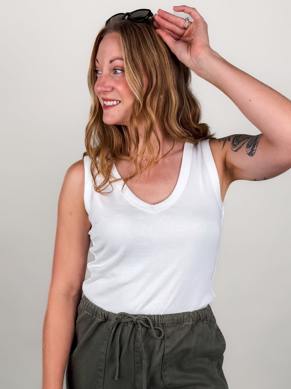 Ellie V Neck Tank