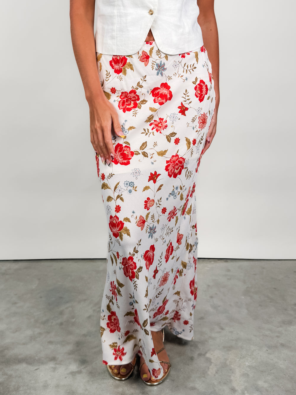 Nothing Left To Say Floral Skirt