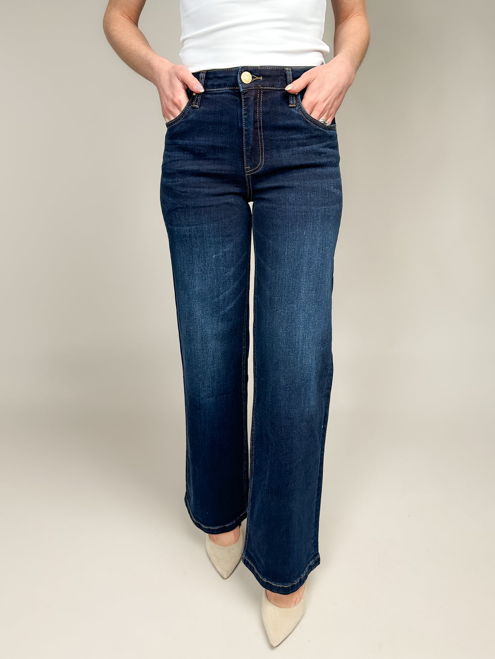 Jean High Rise Wide Leg