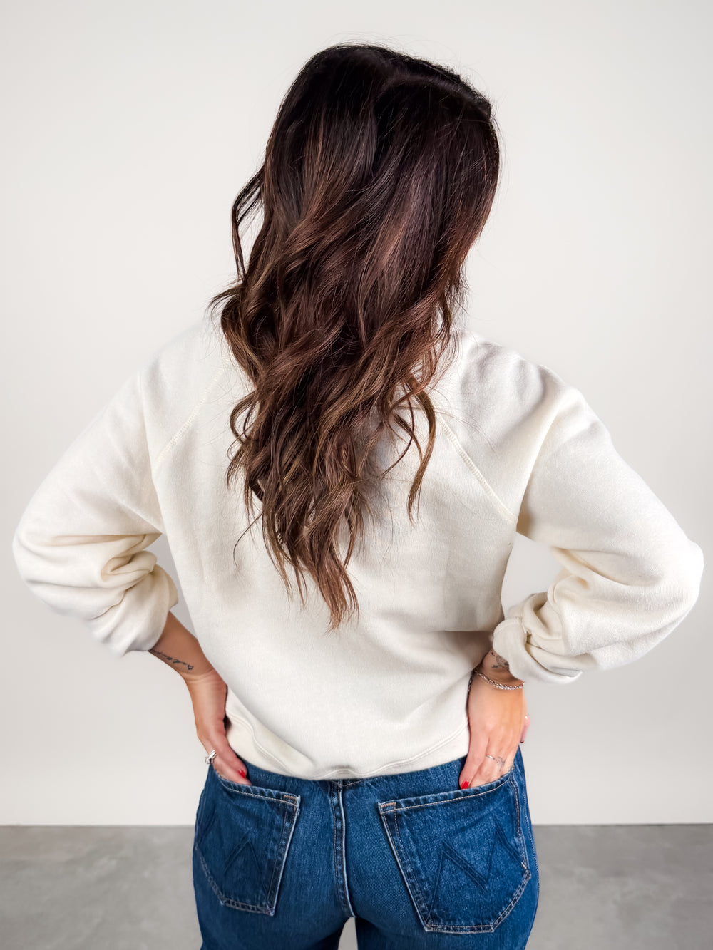 Book Club Raglan Crew