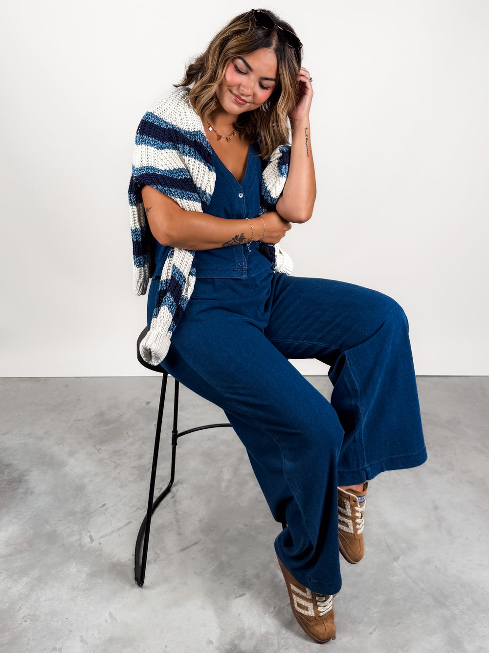 Solace Jersey Denim Top