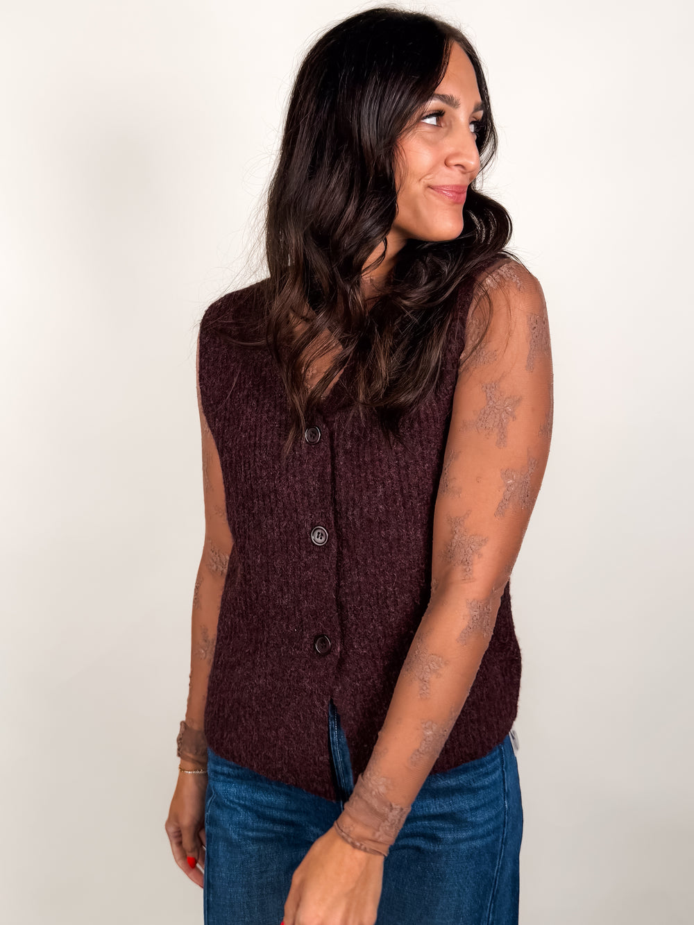 Warm Cider Sweater Vest