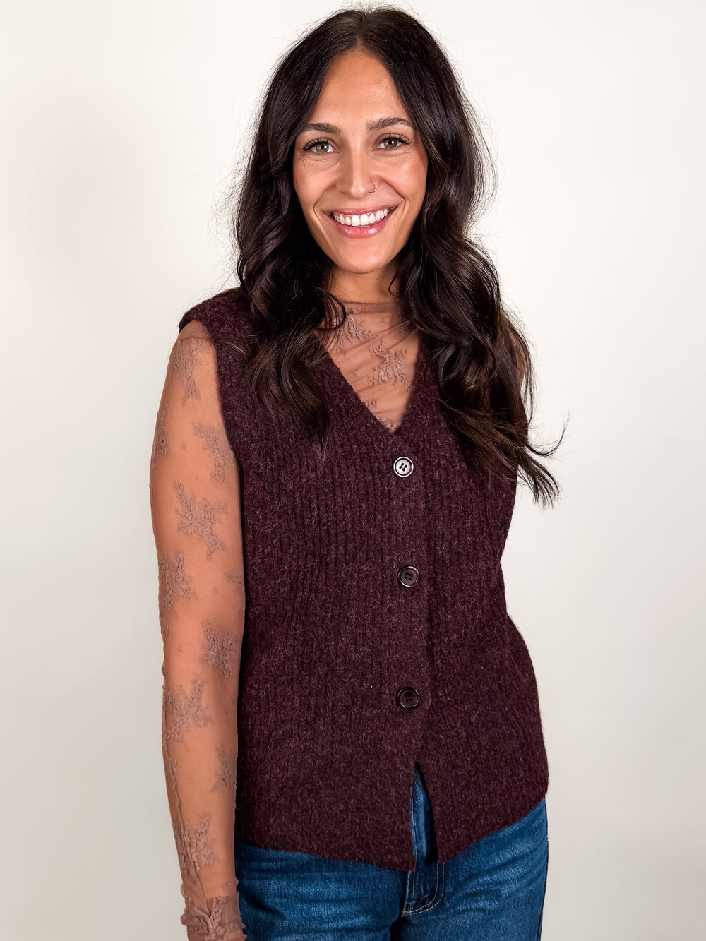 Warm Cider Sweater Vest