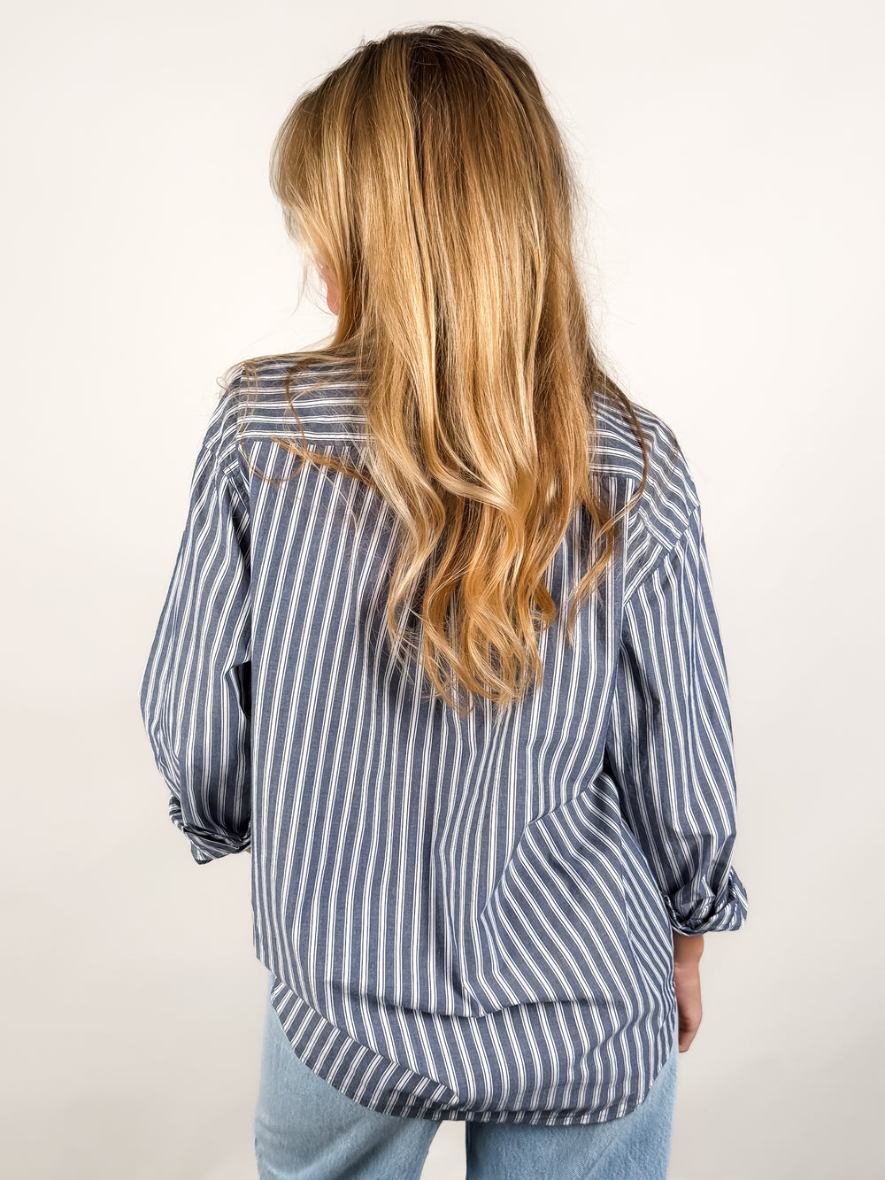 The Gallery Striped Button Up