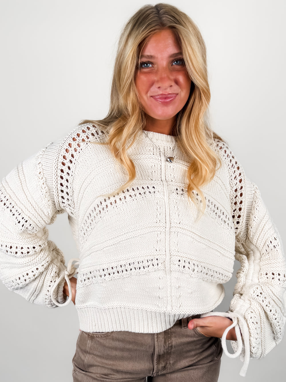 When We Talk Sweater