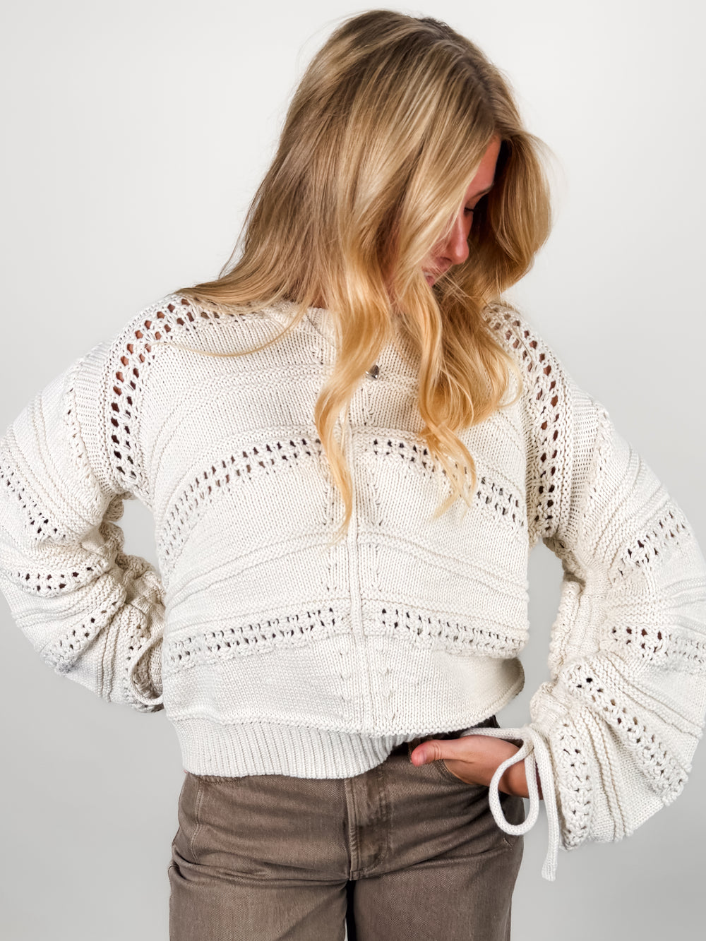 When We Talk Sweater