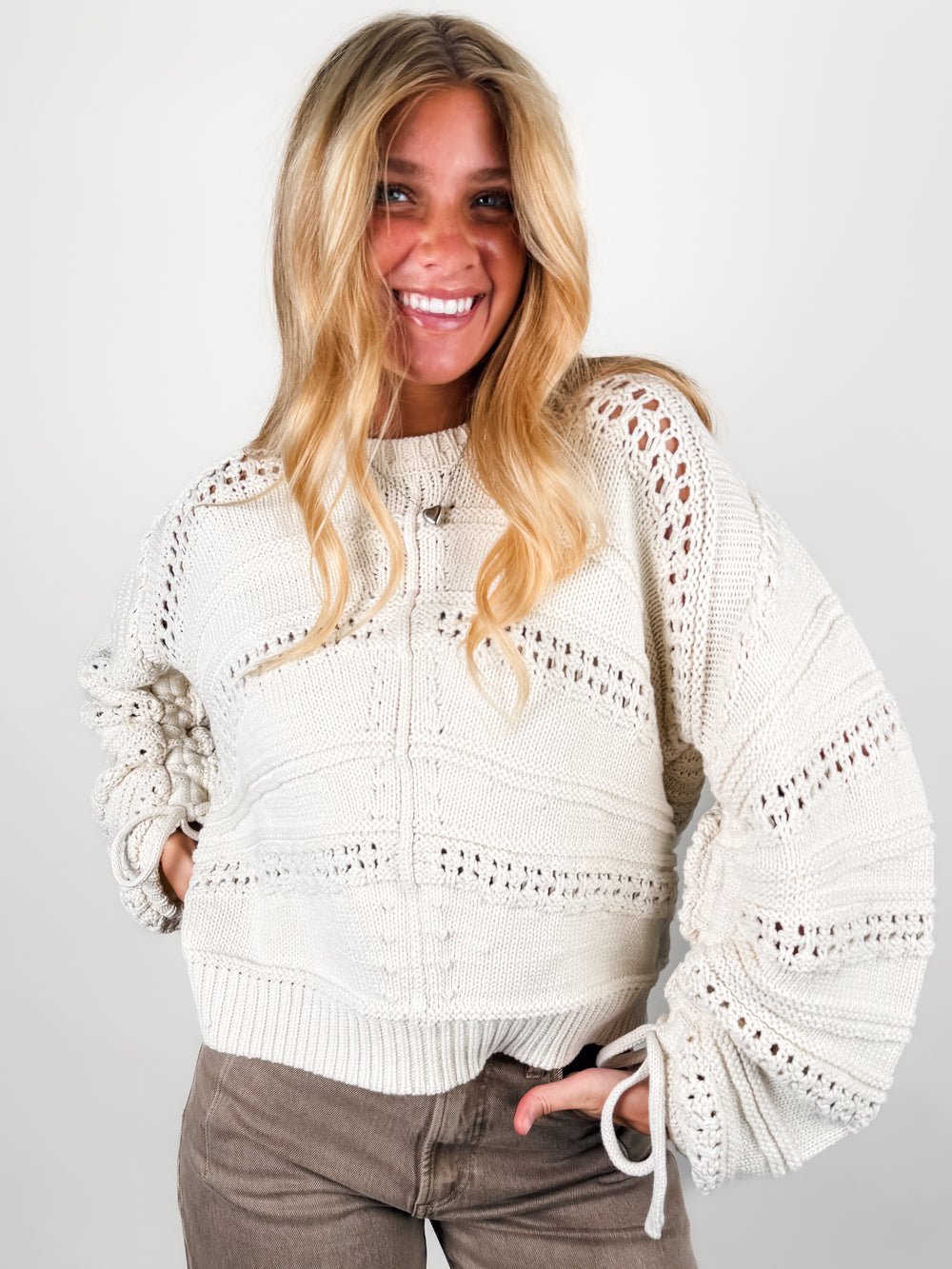 When We Talk Sweater