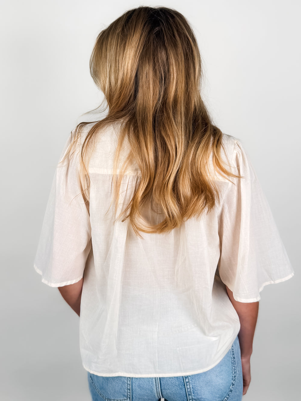 Hope That I'm Enough Ruffle Shirt