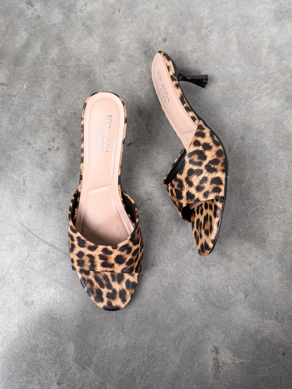 Angie Open Toe Kitten Heel