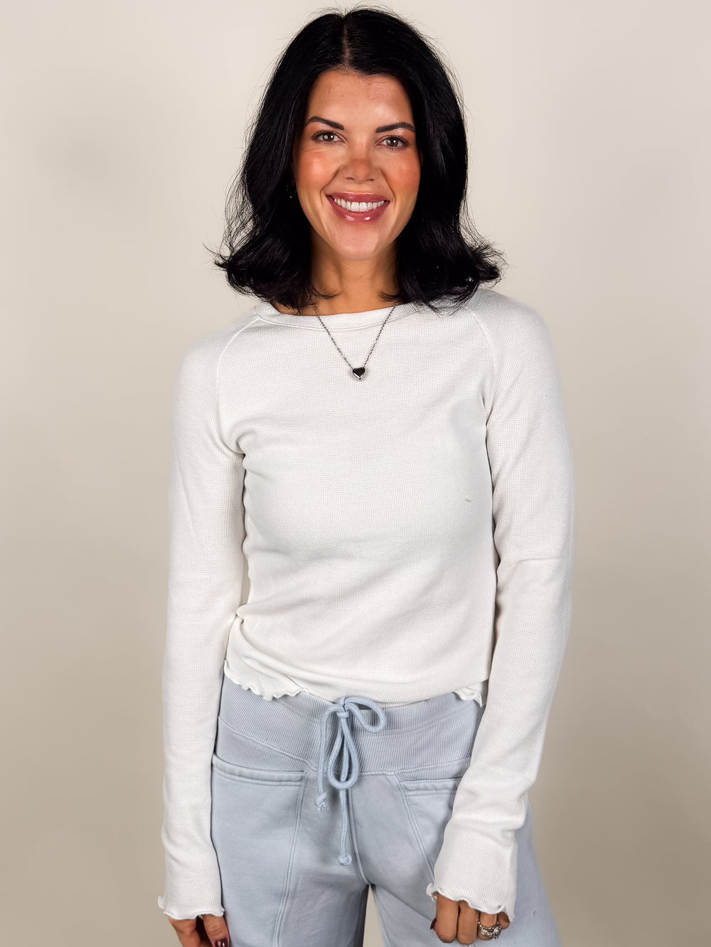 Alot To Learn Thermal Knit L/S Top