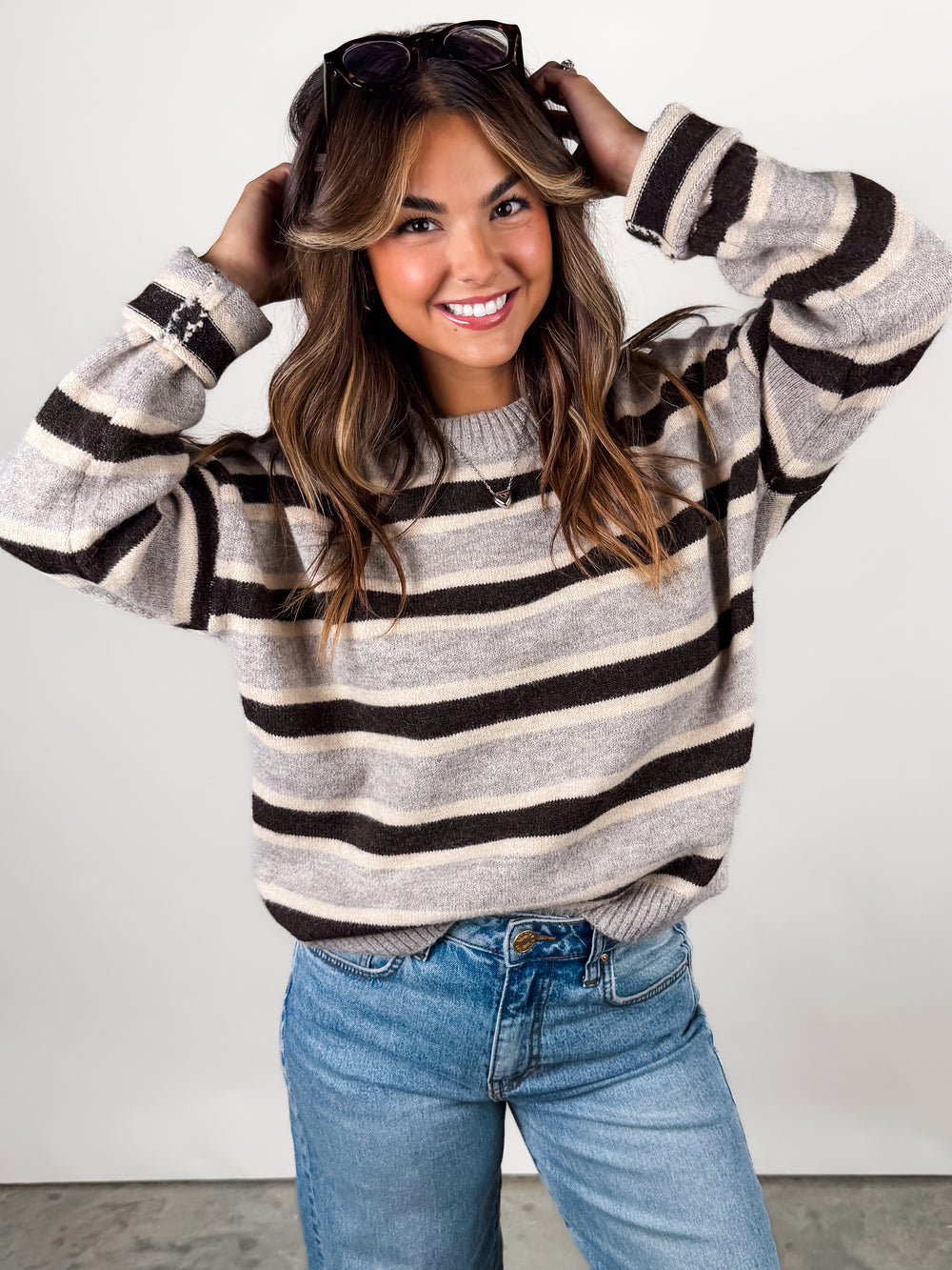 Striped Fall Sweater