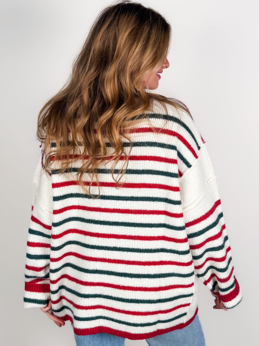 Around The Fire Striped Sweater