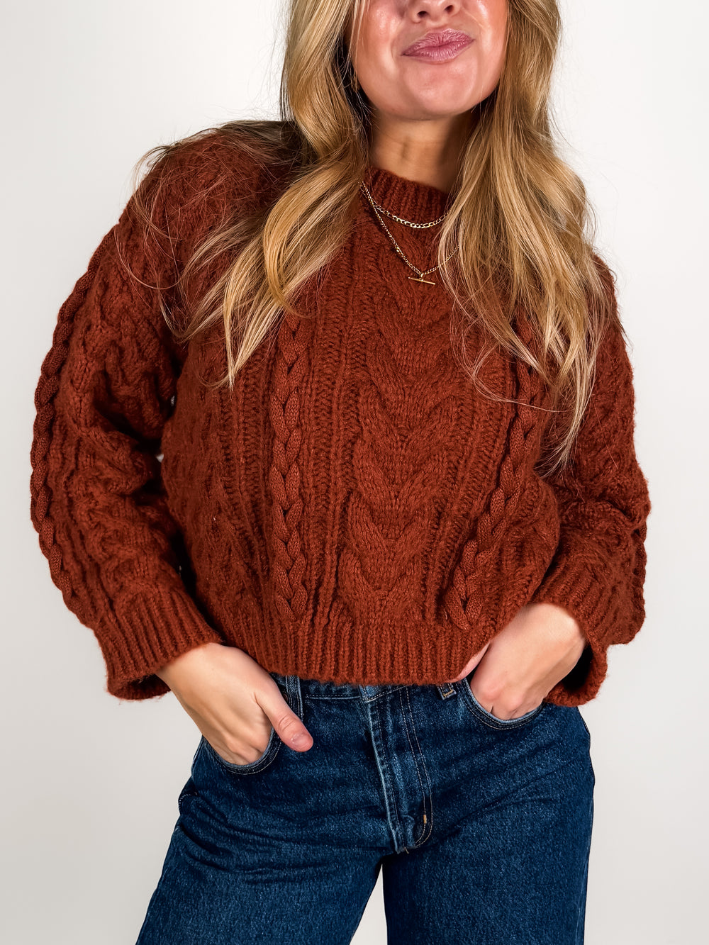 Louisa Cable Knit Sweater