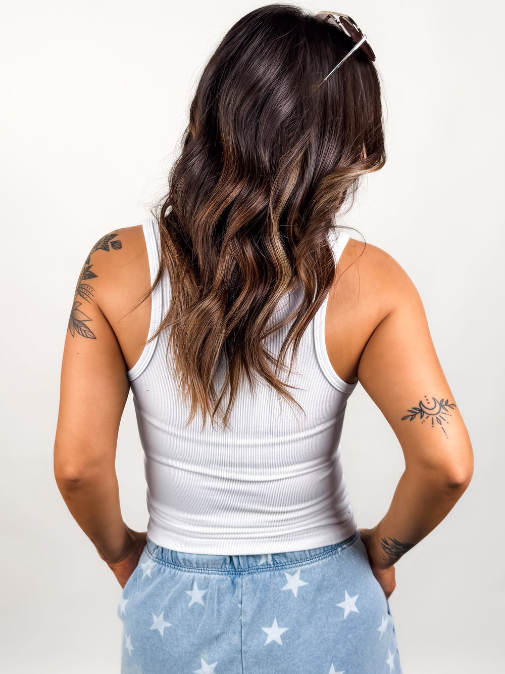 London Viscose Rib Tank