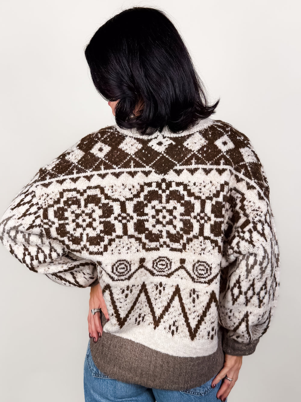 Summit Trail Brushed Alpine Knit Cardigan