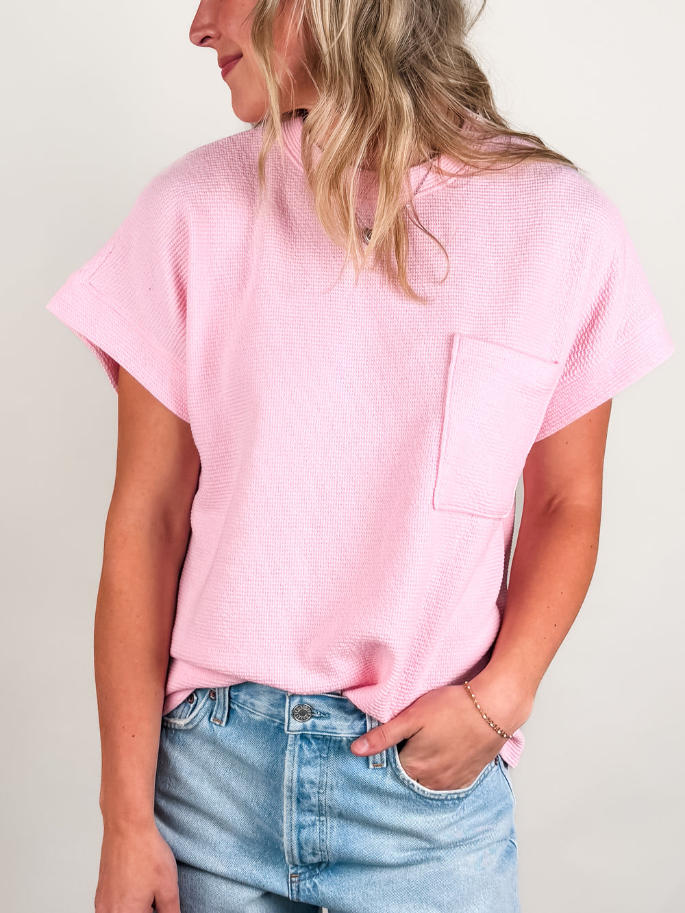 About My Business Cloudy Knit Top in