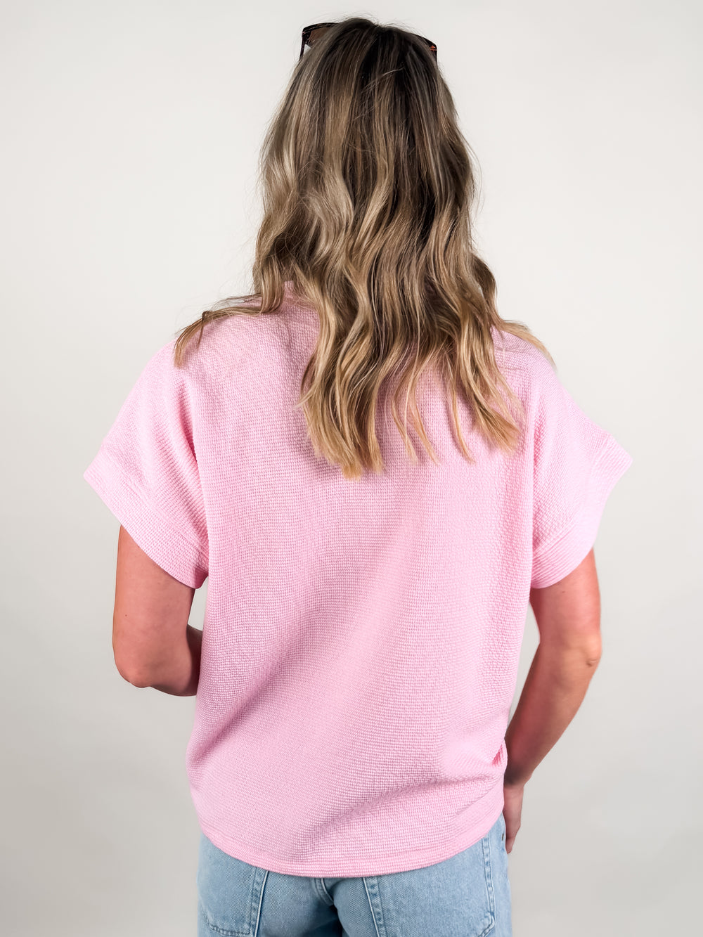 About My Business Cloudy Knit Top in