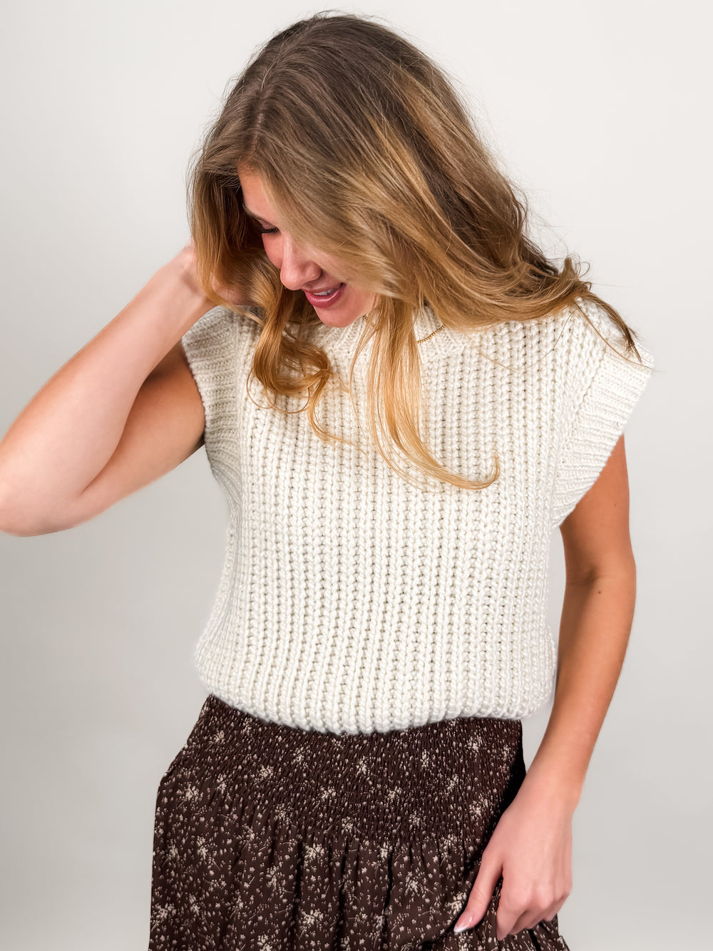 Chunky Handknit Tank