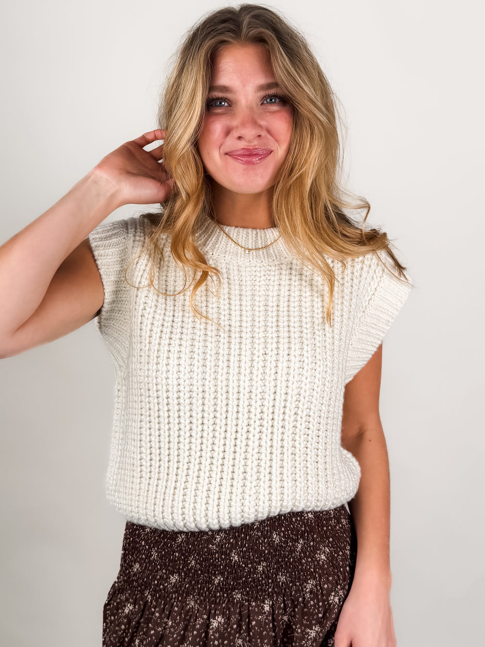 Chunky Handknit Tank