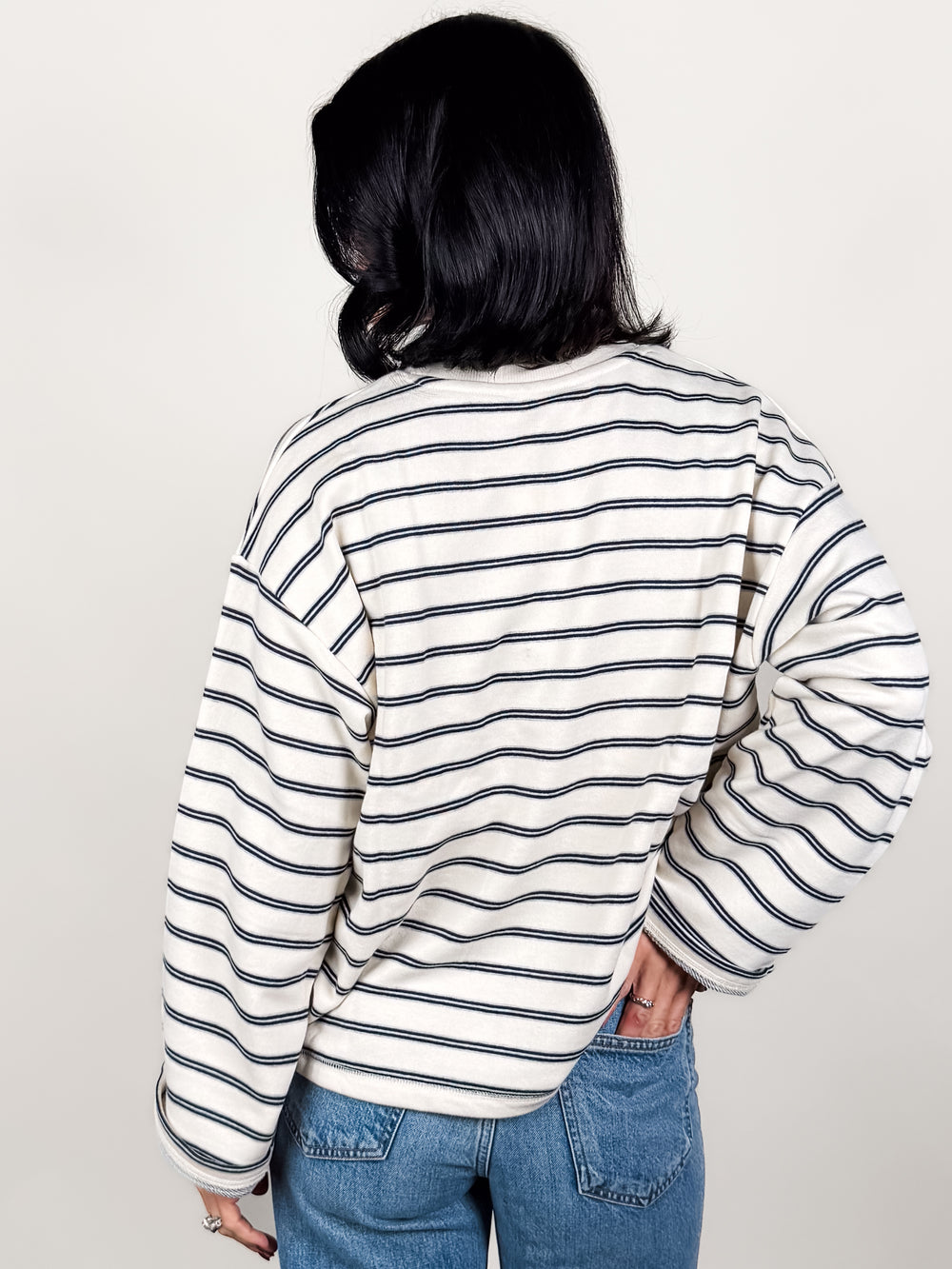 Low Key Striped Pullover