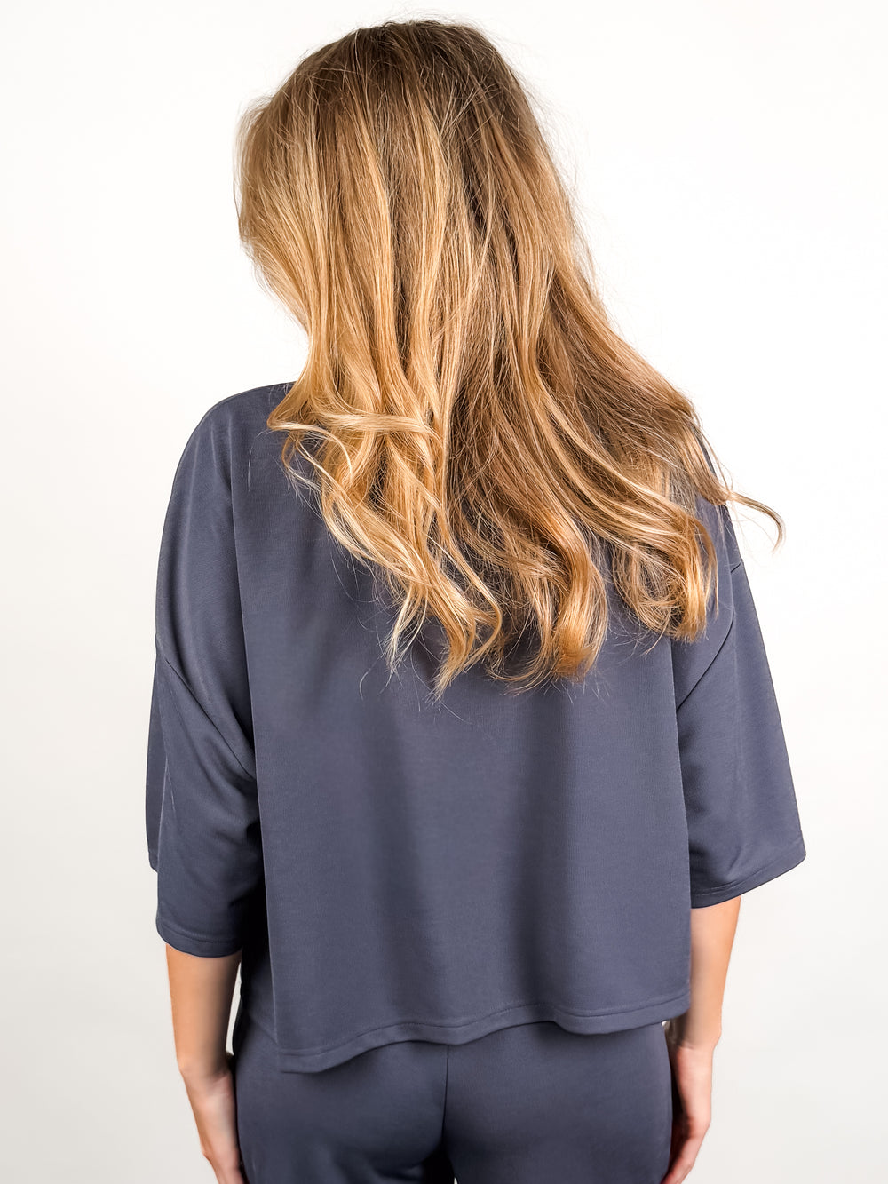 The Question Crop Boxy Knit Top