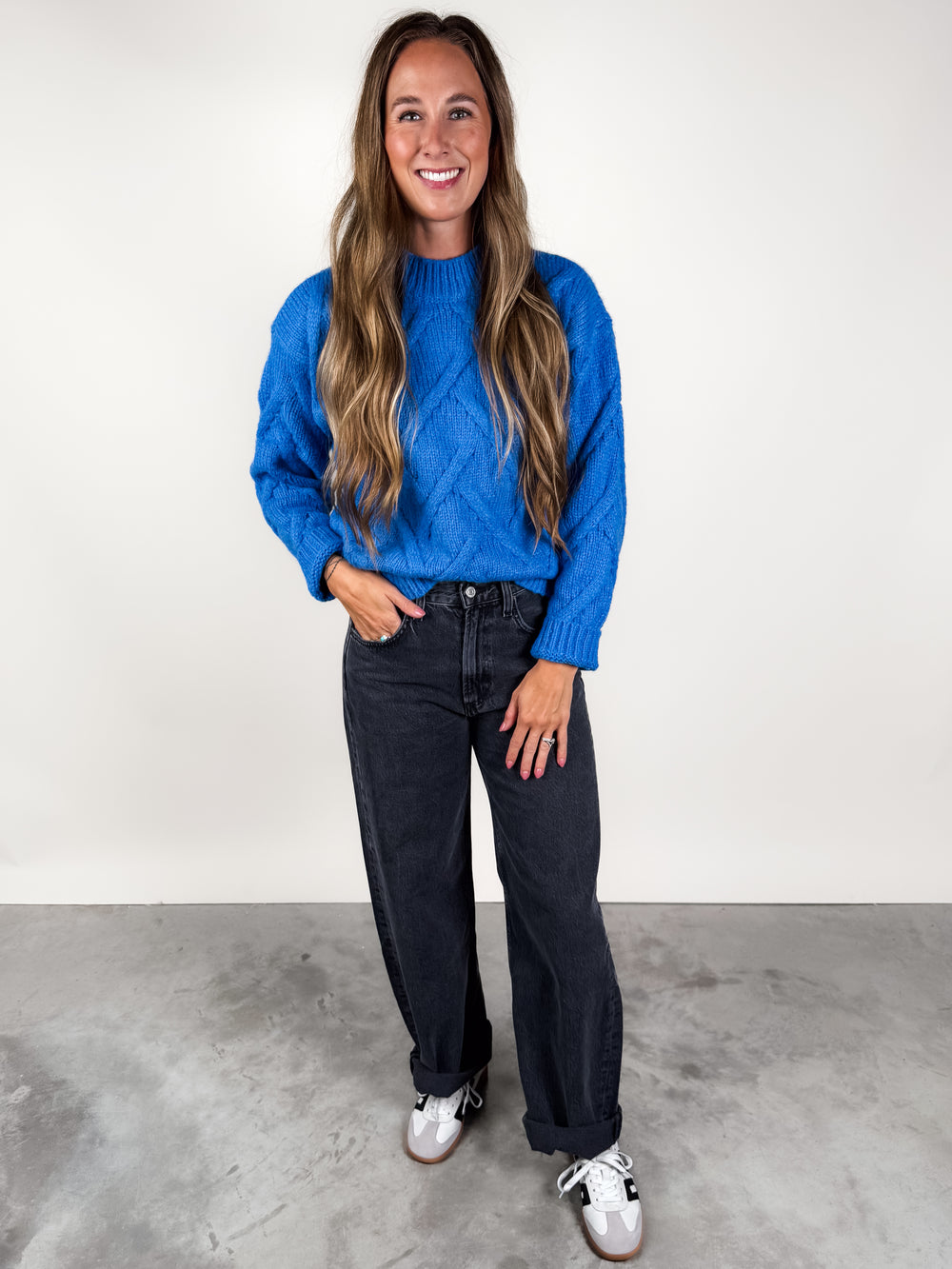 On Stage Cable Sweater