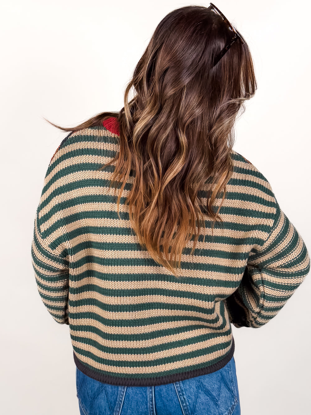 Wrap Your Arms Around Me Striped Sweater
