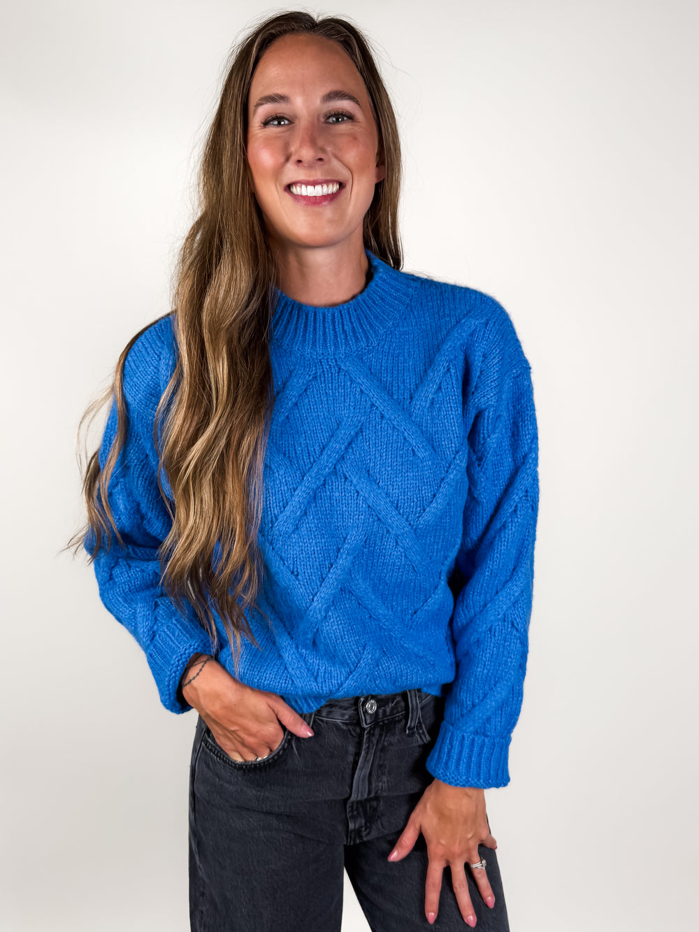 On Stage Cable Sweater