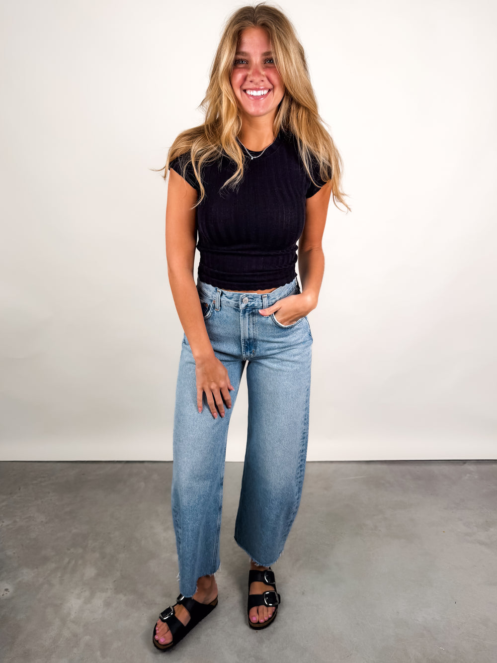 Suri Poorboy Rib Tee