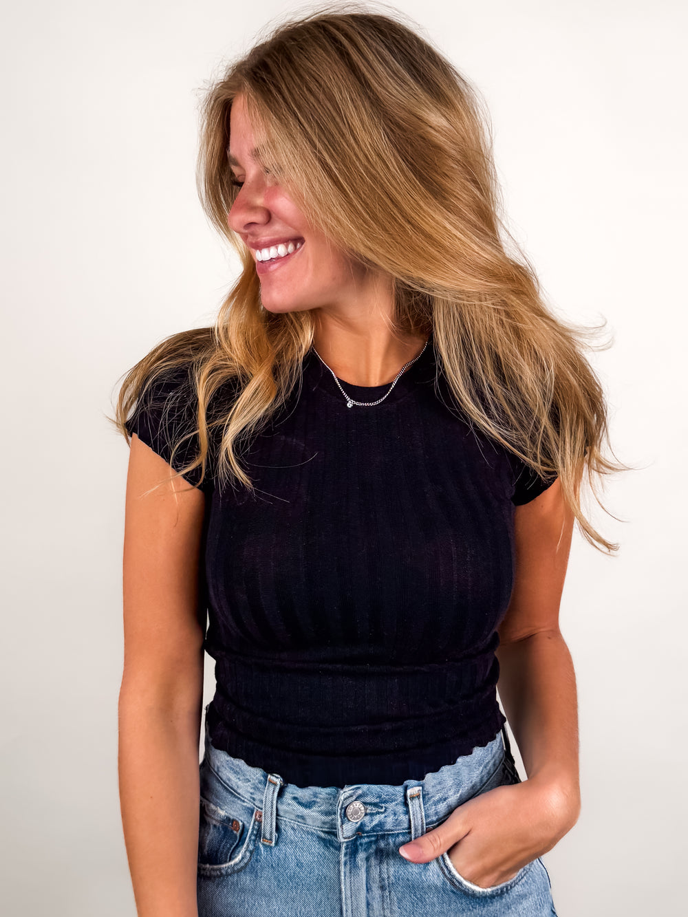 Suri Poorboy Rib Tee