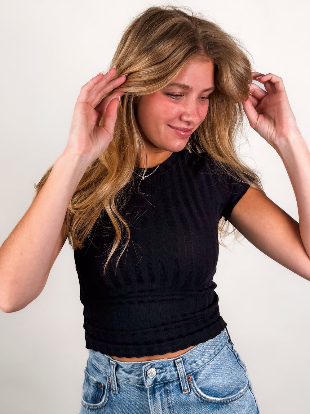 Suri Poorboy Rib Tee