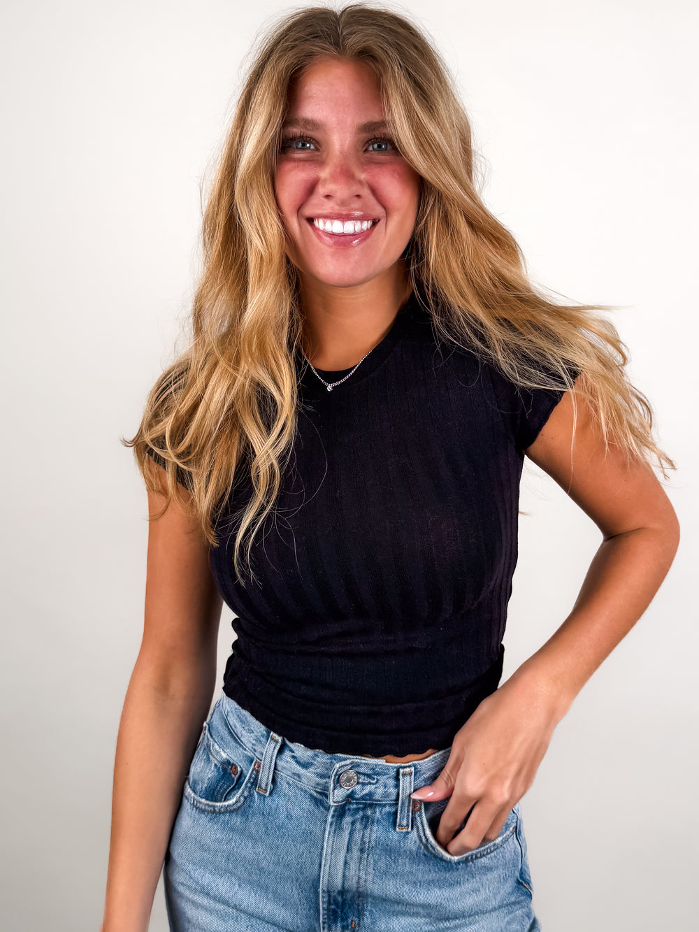 Suri Poorboy Rib Tee