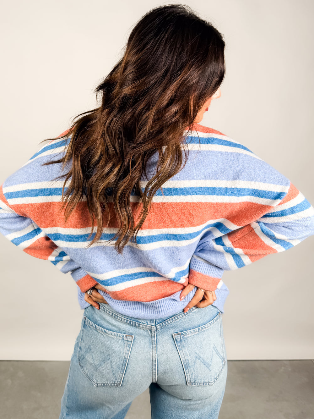 Figure 8 Striped Sweater
