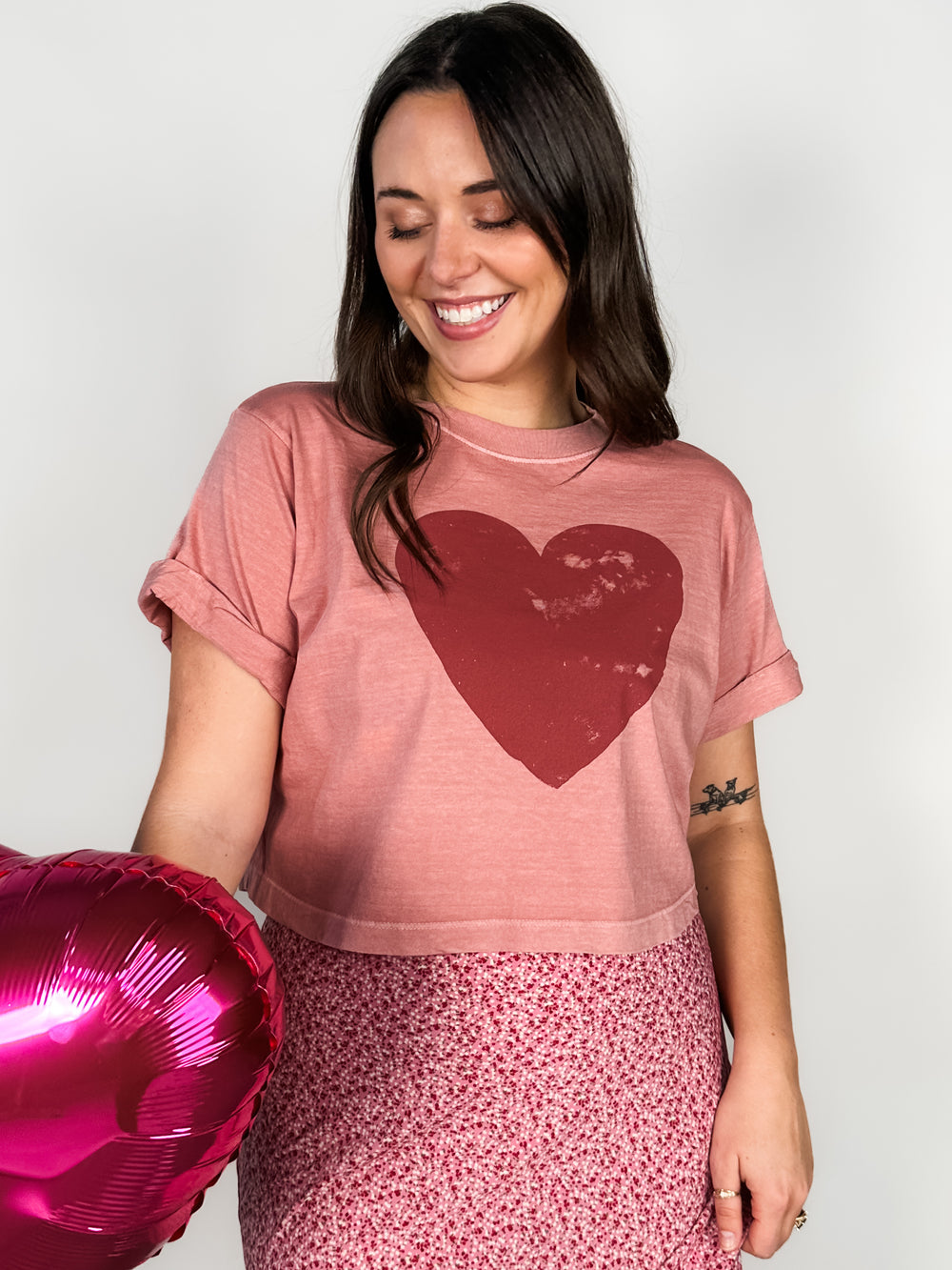 My Beating Heart Cropped Tee