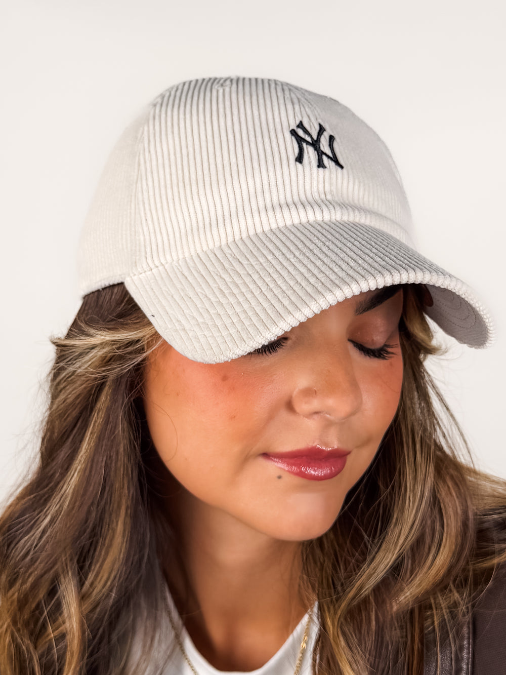 NY Yankees Base Runner Cord Baseball Hat