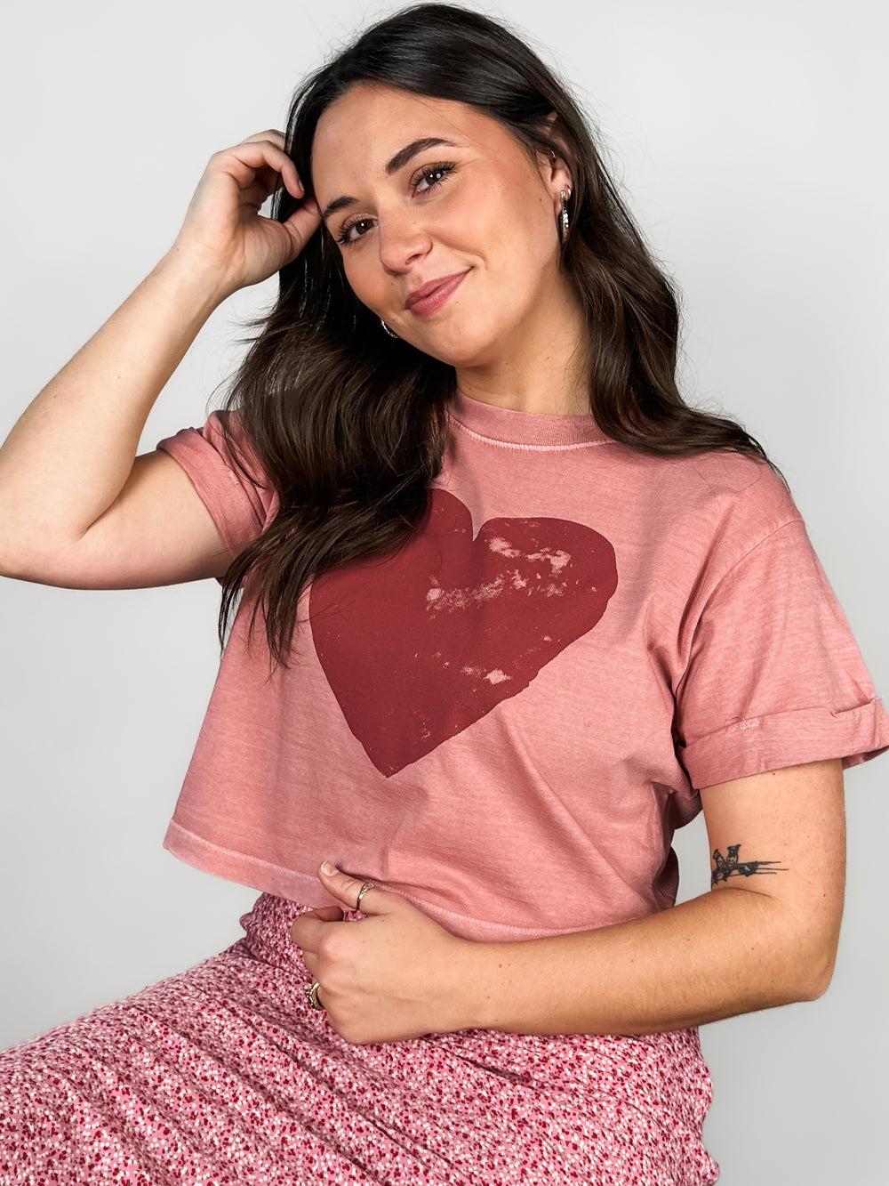 My Beating Heart Cropped Tee