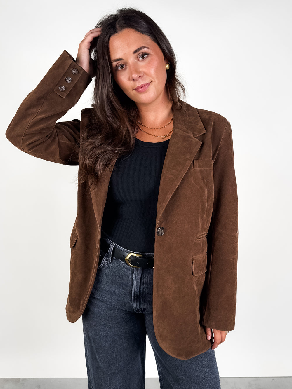 Paper Cut Vegan Blazer