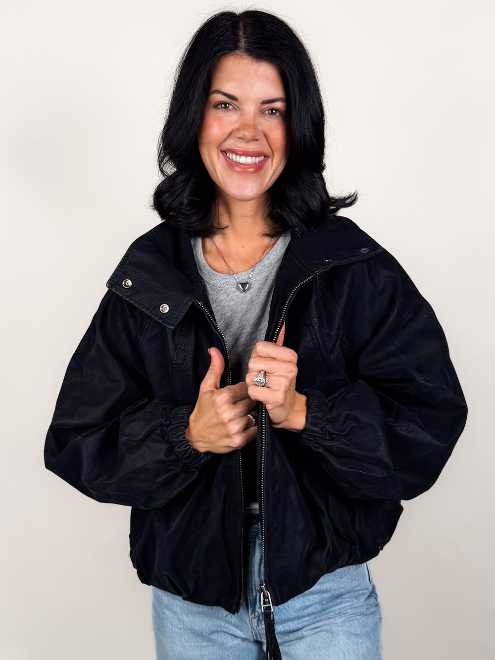 Chelsea Vegan Suede Jacket