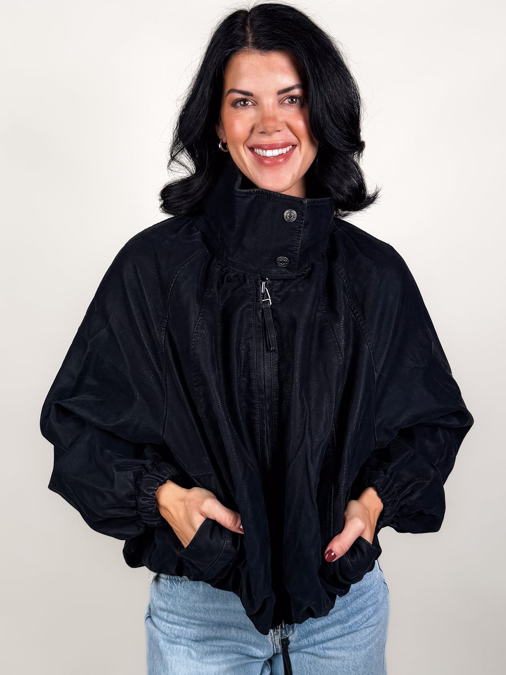 Chelsea Vegan Suede Jacket