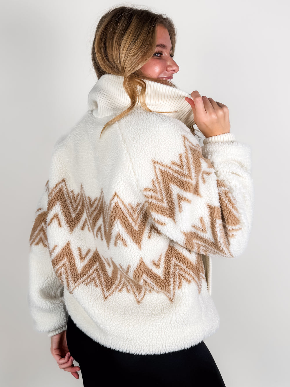 Hendrik Half Zip Sherpa