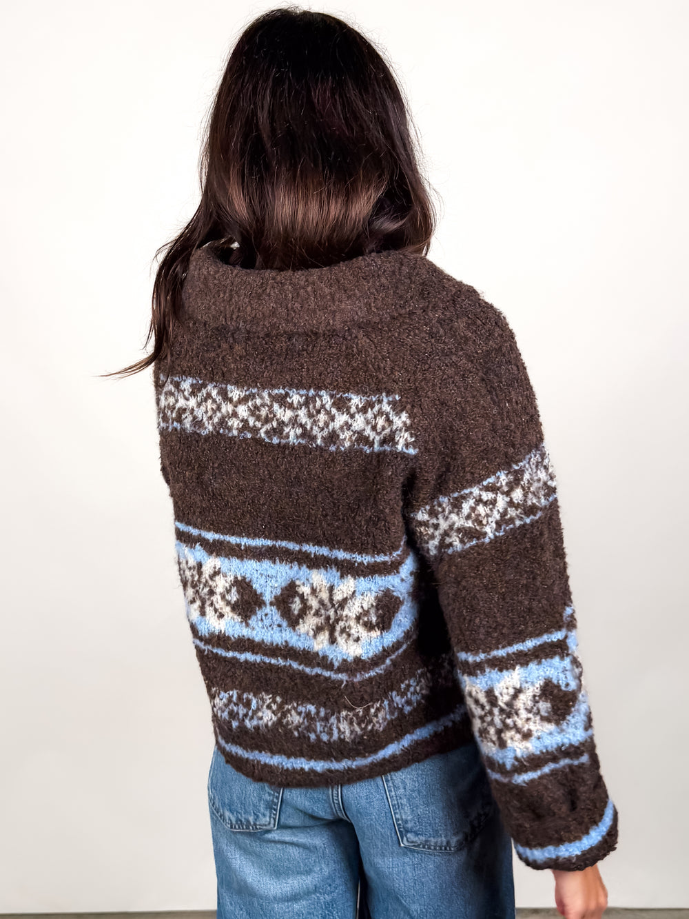 Through This Journey Zip Through Sweater