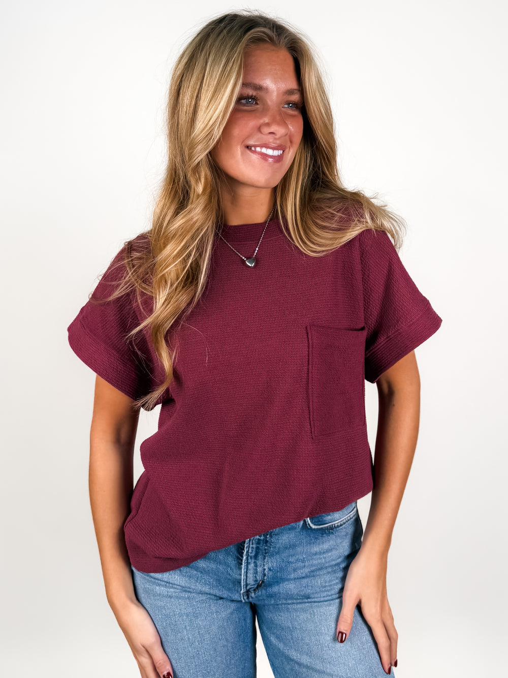 About My Business Cloudy Knit Top