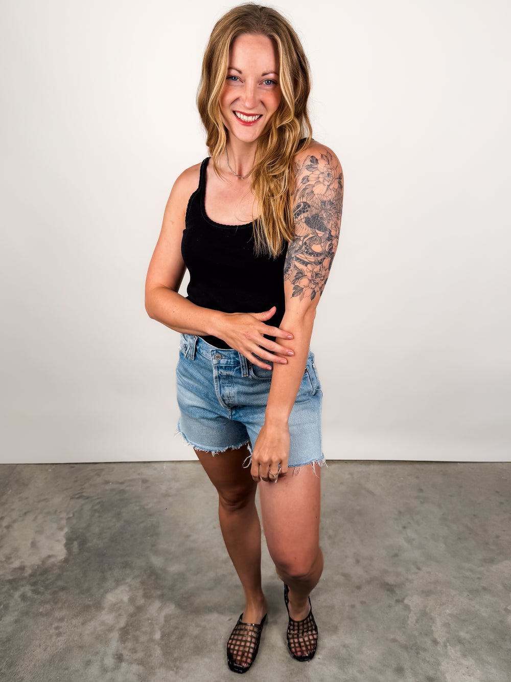 Vale Scalloped Tank