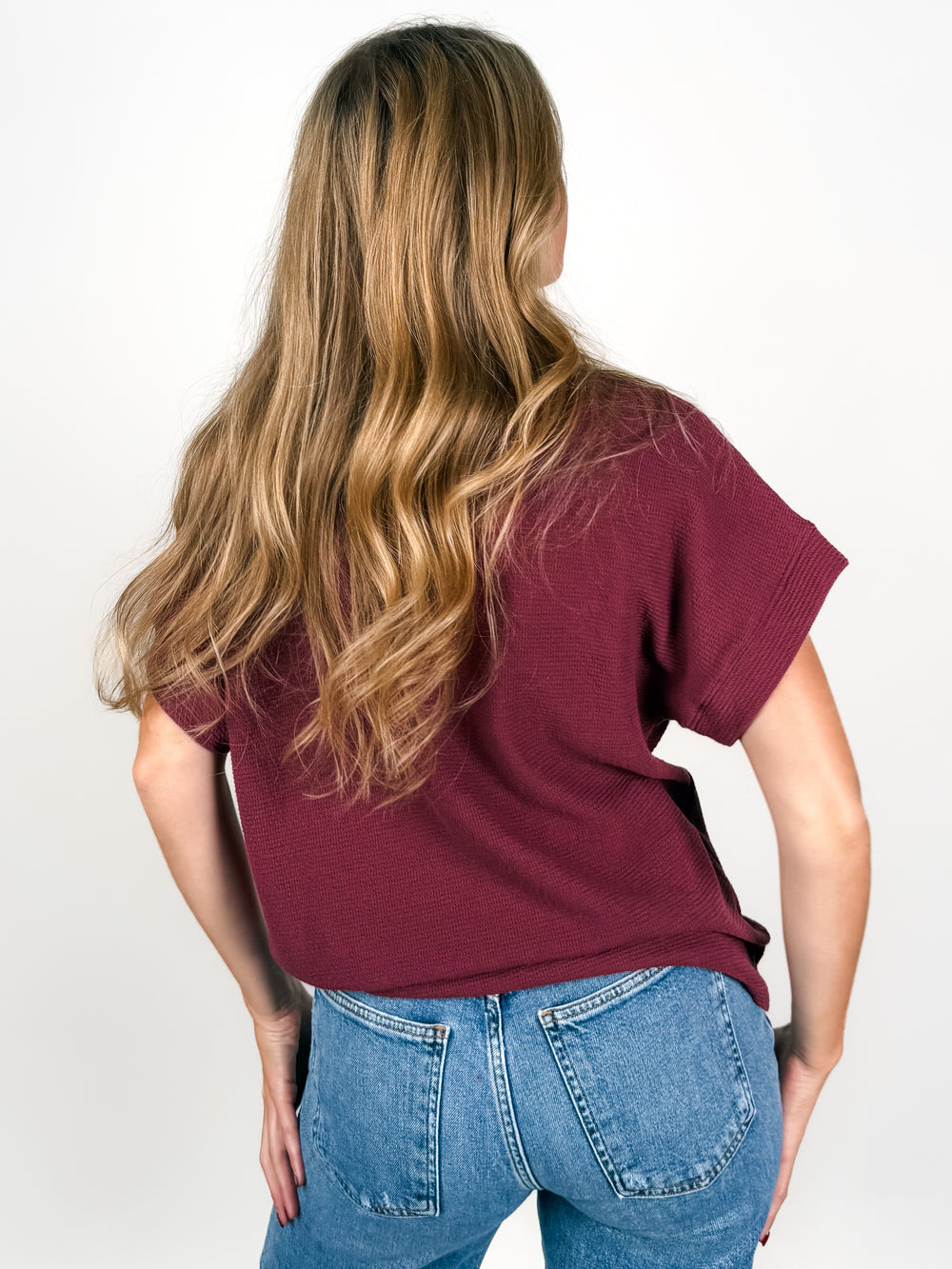 About My Business Cloudy Knit Top