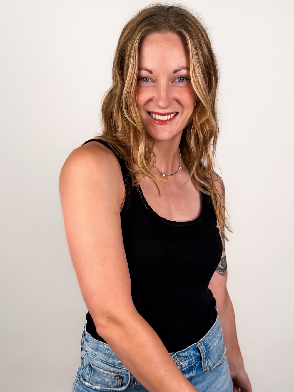 Vale Scalloped Tank