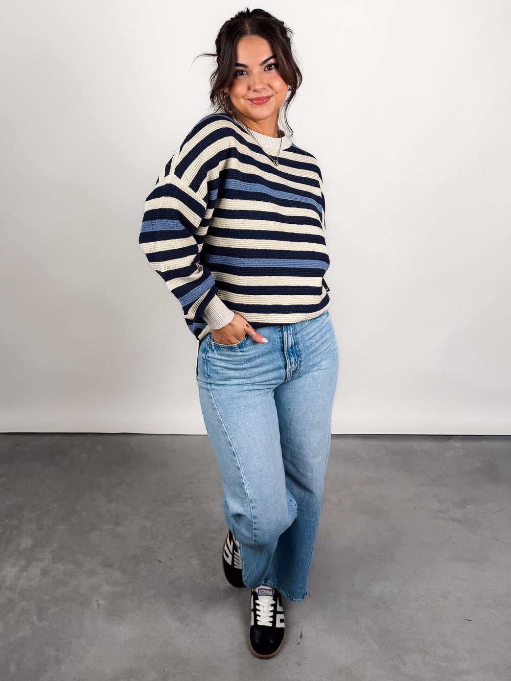 Heida LS Crew Neck Pullover