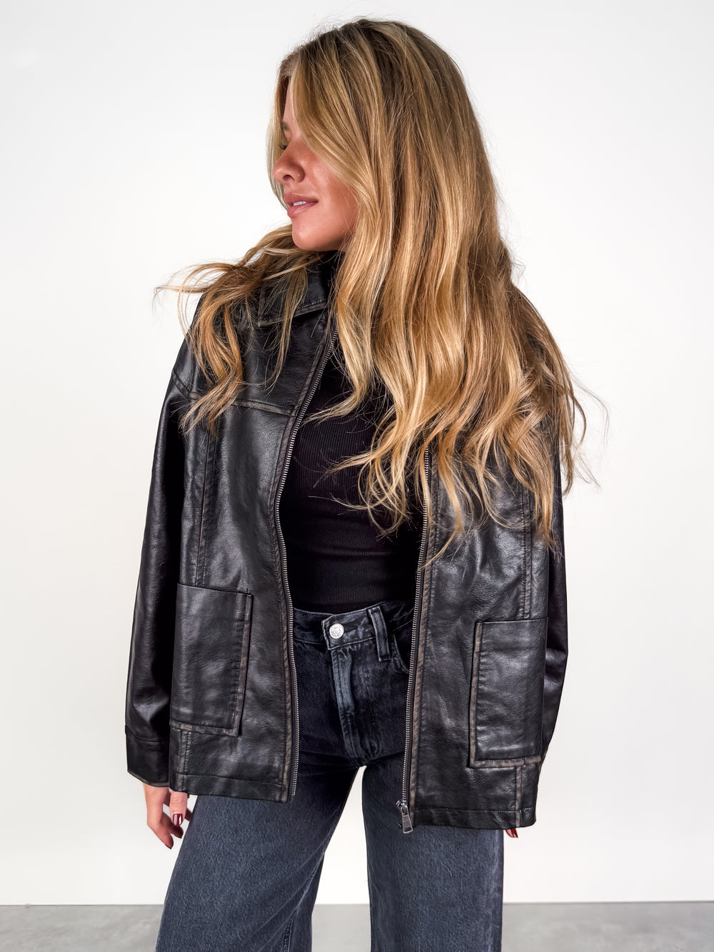 Black Leather Jacket