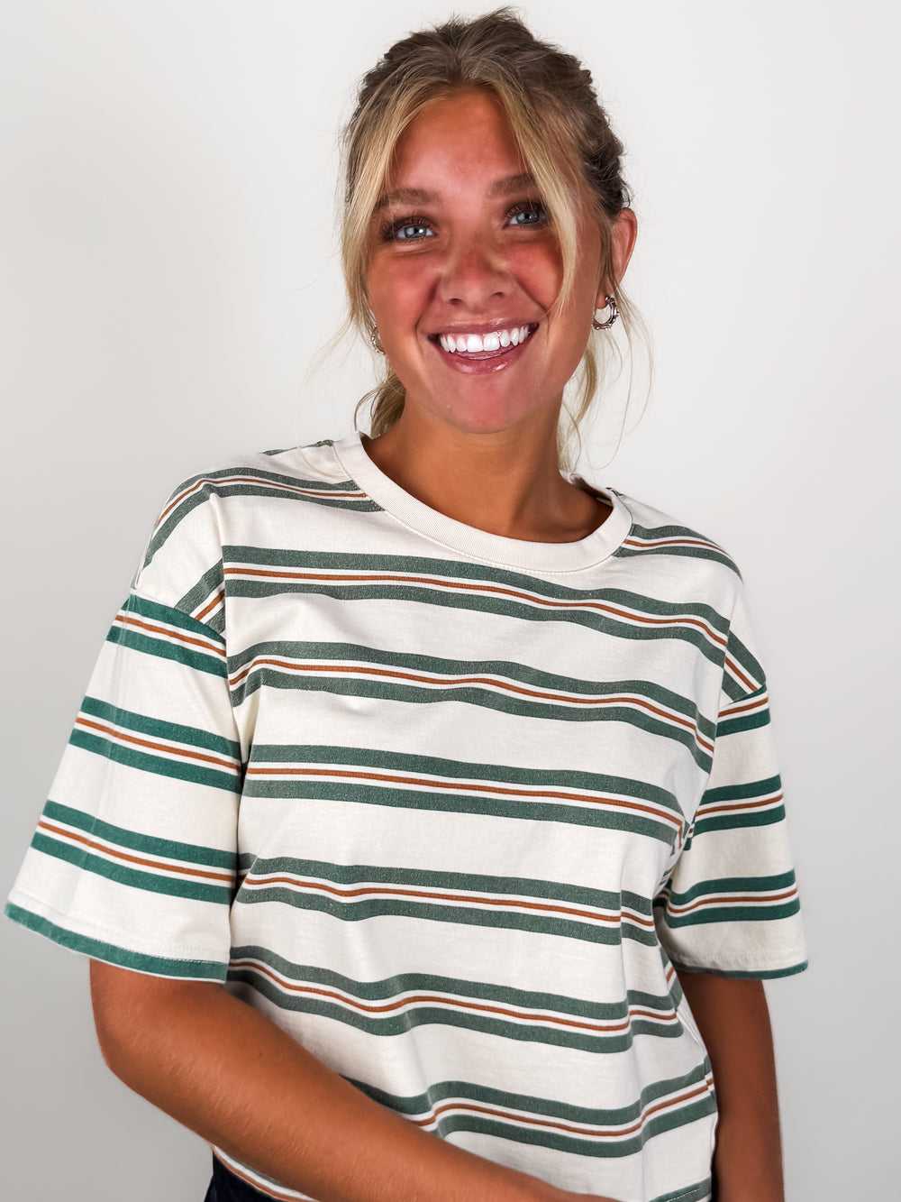 Consider Yourself Warned Striped Tee