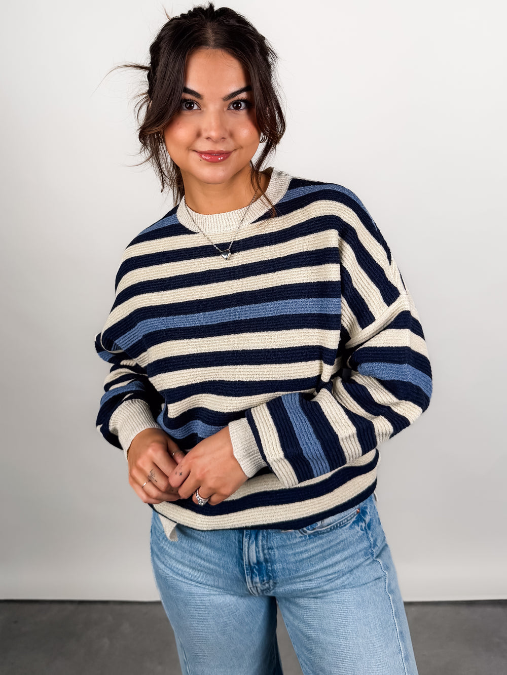 Heida LS Crew Neck Pullover