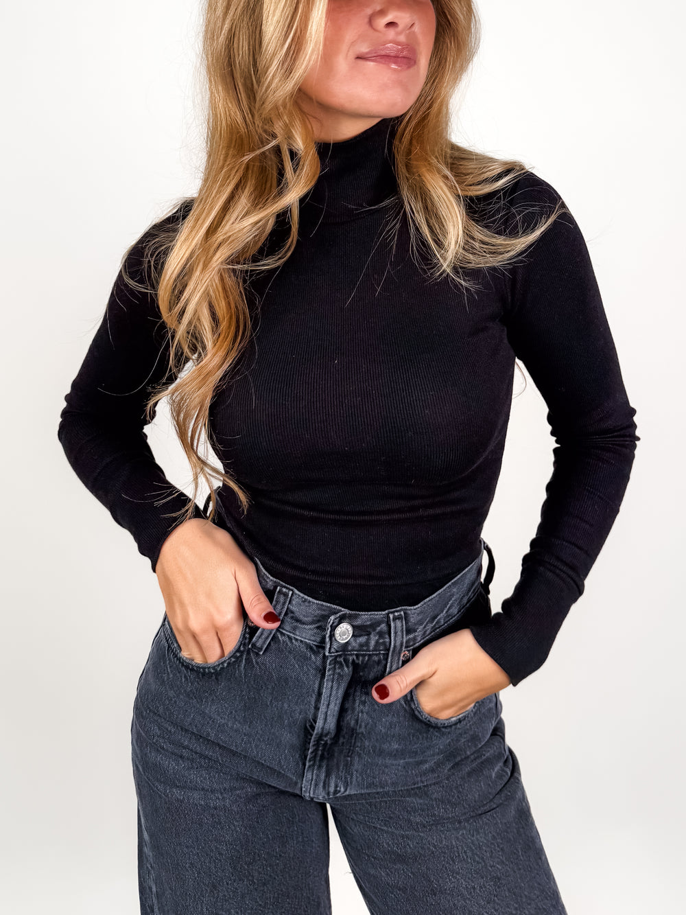 Hayden Rib Turtle Neck